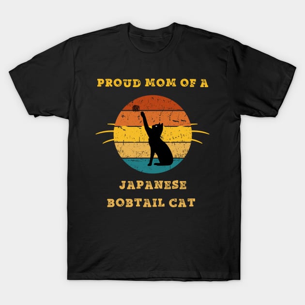 japanese bobtail cat mom T-Shirt by vaporgraphic